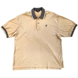 ASHWORTH Tan Golf Polo Shirt